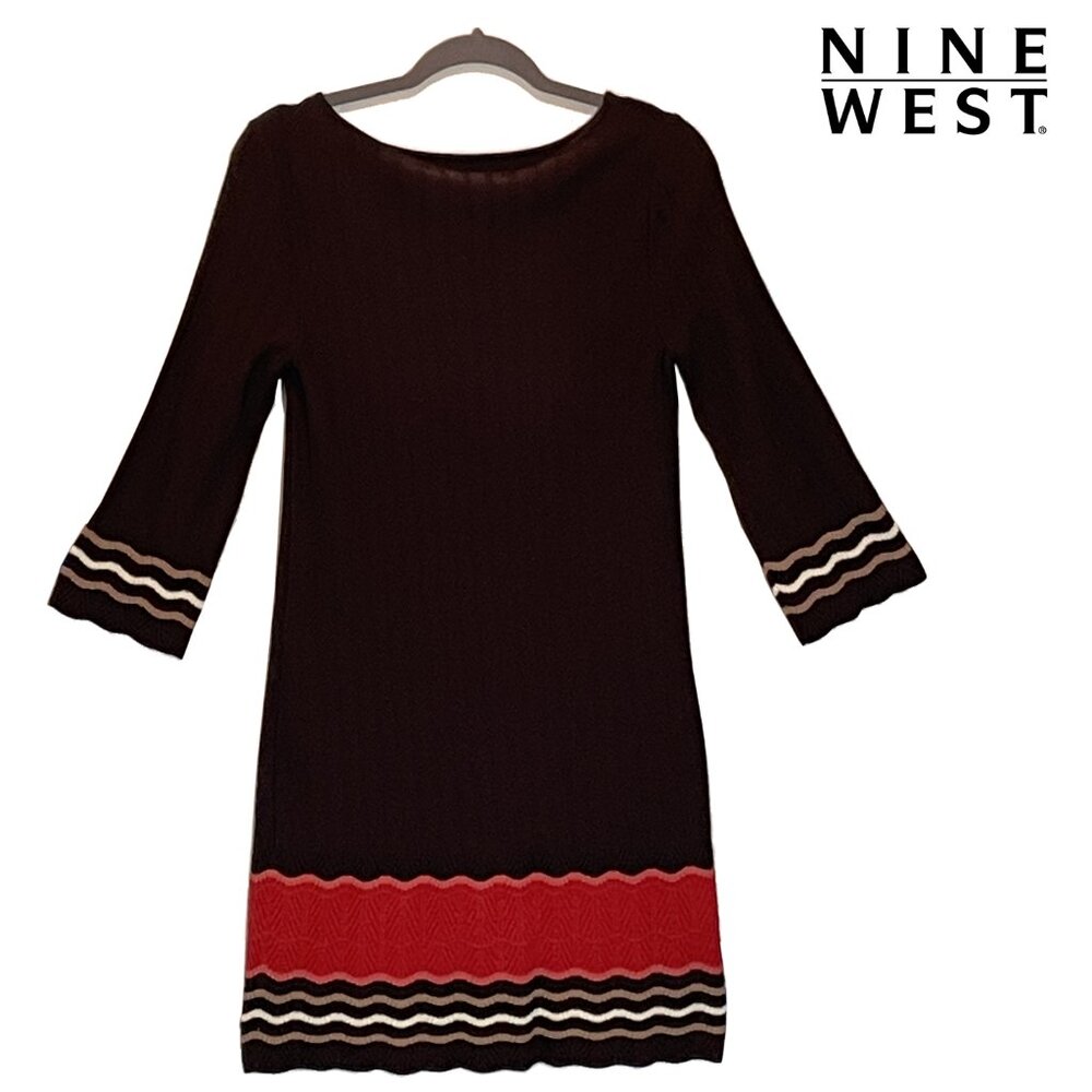 Nine West 3/4 Sleeve Striped Dresses for Women
